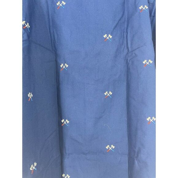 Southern Tide Performance Axe Embroidered Button Mens Long Sleeve Shirt Medium - Picture 4 of 8